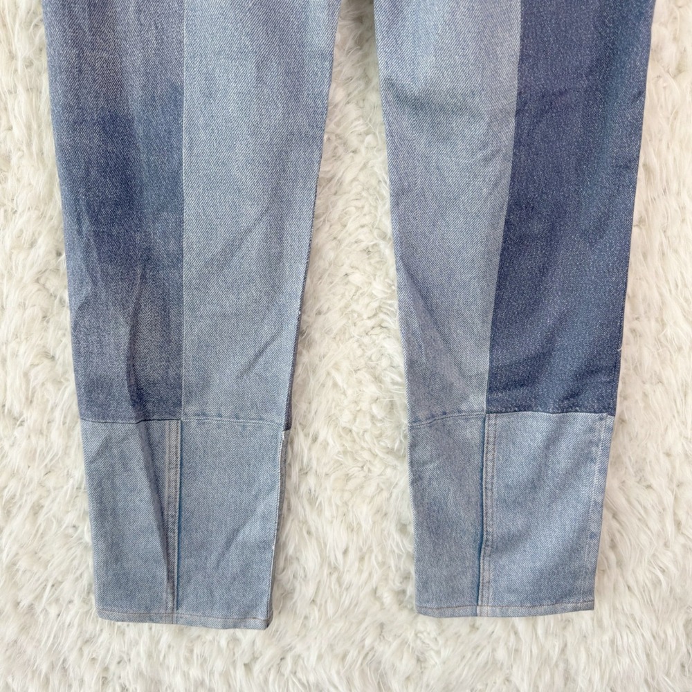 Rag & Bone Printed Patchwork Colorblock Denim Jea… - image 6